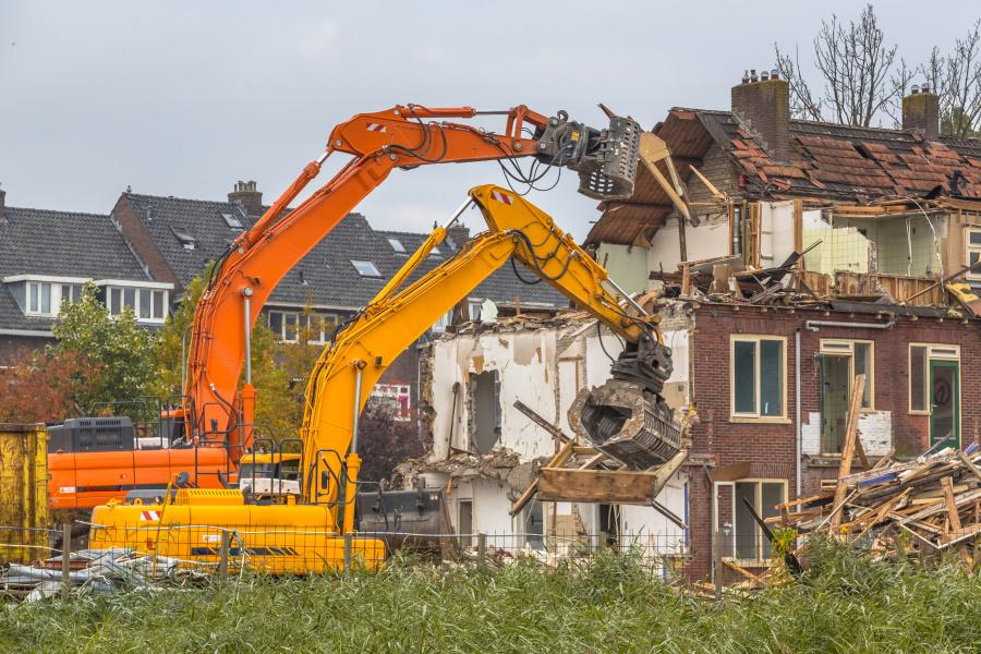 afbreken van complete woning